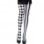 Import Black White One Size Women&#39;s Tights Plaid body stockings from China