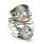 Import Blue Stone Jewelry Sterling Silver 925 Jewelry Wholesale Semi Precious Stone Rings from India