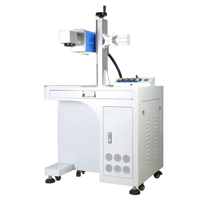 Blue White radio-frequency tube 30W CO2 laser marking machine for jewelry packaging