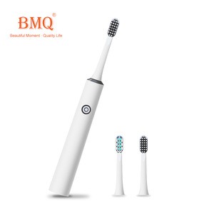 BMQ electric toothbrush private label  manufacturer&#39;s new acoustic wave electric toothbrush electric toothbrush black