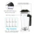 Import BPA Free commercial Grade Timer Blender Mixer Heavy Duty Automatic Fruit Juicer Food Processor Ice Crusher Smoothies 2200W from China