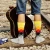 Import British style fashion gradient plaid mens socks, stitching stockings socks from China