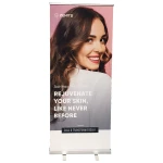 Budget high quality custom printing 85 x 200 aluminum frame best retractable roll up banner stand