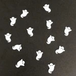 bulk pvc material ghost shape sequins for Halloween