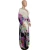 Import Bulk Wholesale Elegant Lady High Split Dress Fashion Latest long sleeve floral Two Pieces Women Dress from China