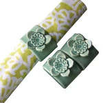 Bulk Wholesale Vintage Porcelain Lotus Napkin Ring