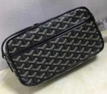 Camera bag Goyar dog tooth bag unisex messenger  leather  reporter photo bag