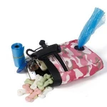 Camouflage Green/Pink Pet Dog Walking Food Treat Snack Bag Outdoor Agility Bait Training Oxford Pockets Pouch Waist Storage Hold