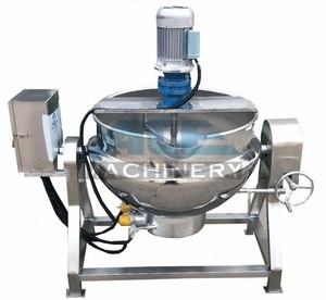 Candle/Caramel/Tomato Sauce Making Machine/ Steam Cooking Jacketed Kettle With Agitator