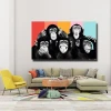 Canvas Print Poster Chimp Pop Art Giclee No Frame Wall Painting