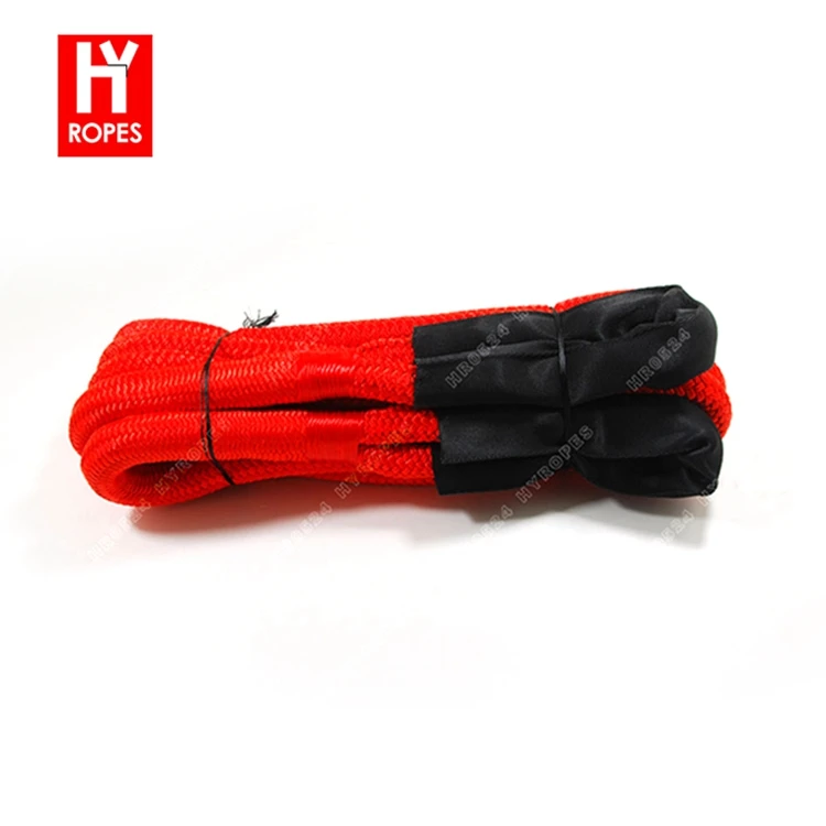 Car Tow Cable Towing Pull Rope Snatch Strap Road Recovery Red Rope for 4x4 tow E