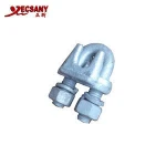 Carbon Steel Preformed Adjustable Stay Rod Wire Rope Clips Clamp
