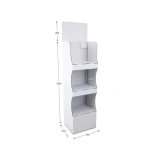 Cardboard Countertop Book Display Stands Display Box