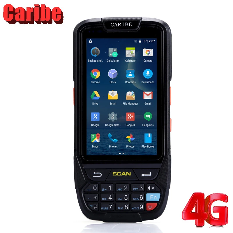 CARIBE PL-40L Android industrial PDA Wireless Terminal 1D 2D Newland Barcode 125K reader