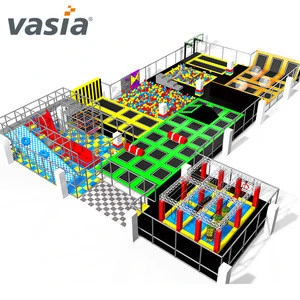Carnival game kid party playhourse indoor playground equipment in shopping mall with ninja warrior