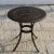 Import Cast aluminum balcony table chair outdoor furniture three piece set terrace courtyard iron chair small tea table combination from China