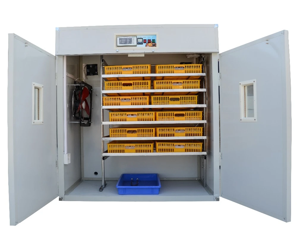 CE approved 1000 eggs fully automatic solar chicken egg incubator