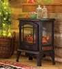 CE approved portable stove electric fireplace for bedroom use