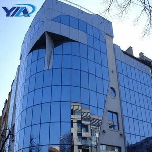 CE ISO Certificate Factory Excellence Blue Dark grey Ford Blue Reflective Float Glass for Building Glass Windows