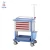 Import CE/FDA/ISO competitive price hospital emergency medical cabinet on wheels from China