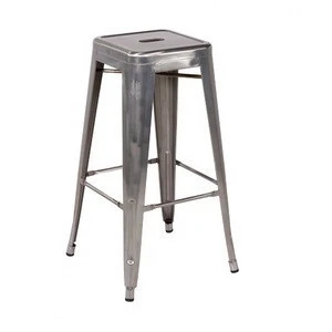 Cheap industrial metal dining chair
