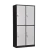 Import Cheap Office Furniture Library locker 4 doors metal clothes wardrobe gym locker from China