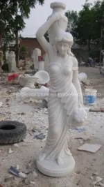 Cheap Price Garden Decoration Marble Statue (SY-MS137)