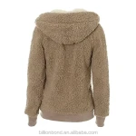cheap price Plus Size Women Sherpa Fleece Pullover sweater with Hood