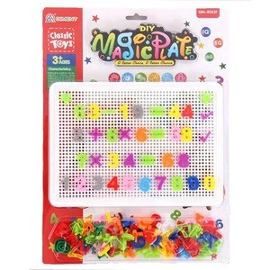 Cheap promotional gift kids favourite simple design numbers learning puzzle education toy