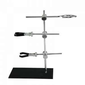 Chemistry Lab Use Small Utility Stand with Clamps