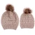 Import Child Winter Hat Mommy and Me Warm Chunky Knit Hat Crochet Family Matching Beanie from China