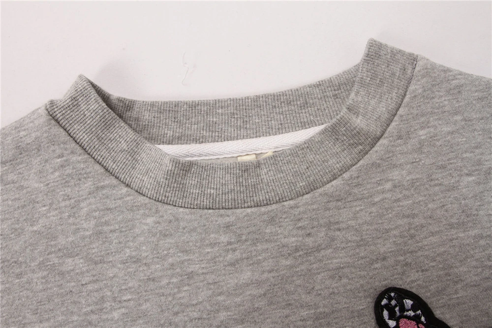 Children Apparel Stock Lot Long Sleeve Teen Girls&#x27; Unicorn Print Sweatshirts Pullover Fit 6-15Y Branded Stock Lots