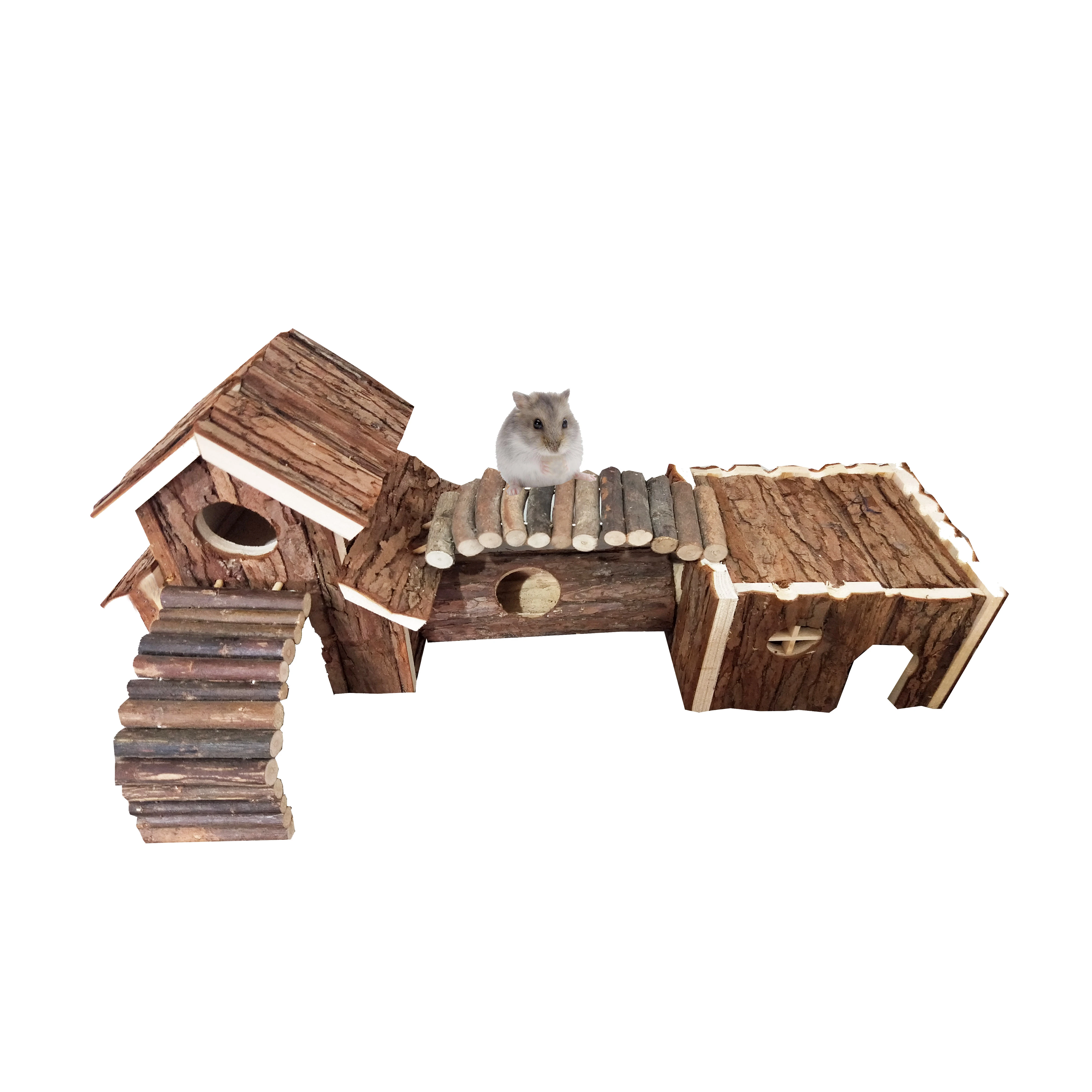 chimney small pet hiding place small animal play house and their small toys