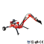 China best 15HP atv backhoe excavator,atv mini backhoe,atv towable backhoe