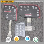 China Custom Made Waterproof Membrane Waterproof Keyboard Membrane Switch