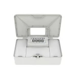 China Factory New Design White Color Abs+Pc Material Smart Pill Box with voice and call function