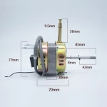 China fan motor manufaturer wall stand floor fan parts AC fan motor