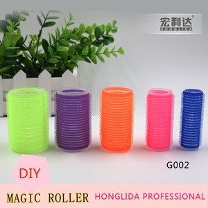 China low price magic professional plastic hair roller