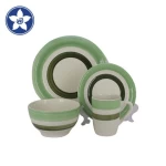 China Manufacturers Stoneware Dinner Ware Sets Handpainted Ceramic Dinner Sets