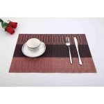 China Professional Manufacture Table Pvc Placemats For Dining Table