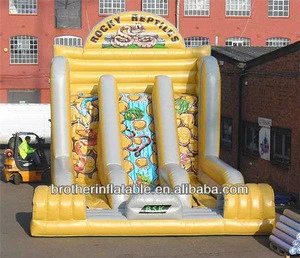 China Supplier Inflatable Rocky Reptiles climbing wall for Amusement Park toys