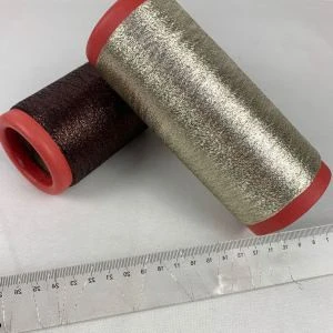 China supplier soft touching metallic glitter yarn high tenacity polyester yarn for hand knitting embroidery