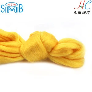 China textile materials factory huicai large quantity supply new product high quality tops fibers for spinning