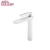 Import Chrome Finished Solid Brass Deck Mounted Ceramic Cartridge Wash Basin Faucet from China