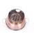 Import Classic old Beijing household round natural color gold bronze pure copper stainless steel charcoal hot pot shabu hot pot from China