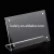 Import clear acrylic picture stand /plexiglass clear A4 sheet holder / outdoor acrylic hotel menu stand from China