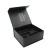 Closure magnetic advertising black glossy cardboard custom coffin gift boxes colored a4 size with partition doll  boxs