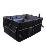 Collapsible cargo storage car organizer trunk portable car trunk organizer box
