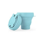 Collapsible Silicone Cup Flexible to Clean Menstrual Cup Recyclable Camping Foldable Sterilizer Cup