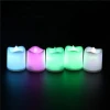 Colorful Flickering Flameless Battery  LED Candle
